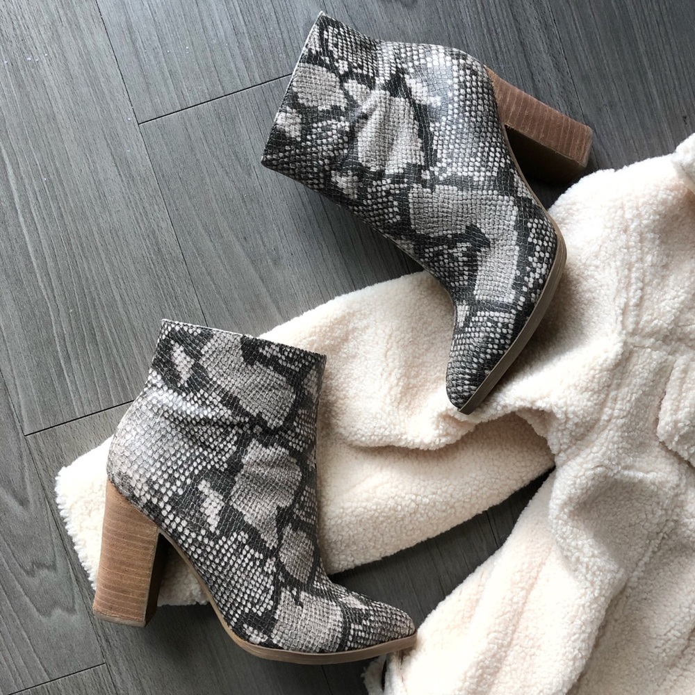 Snakeskin Boots